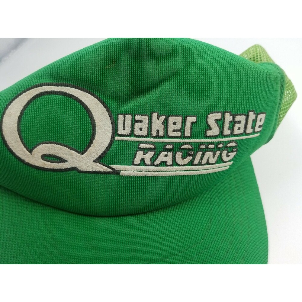 Vintage Ricky Rudd Quaker State Racing Mesh Trucker Hat Nascar Cap SnapBack H2 - Picture 3 of 4